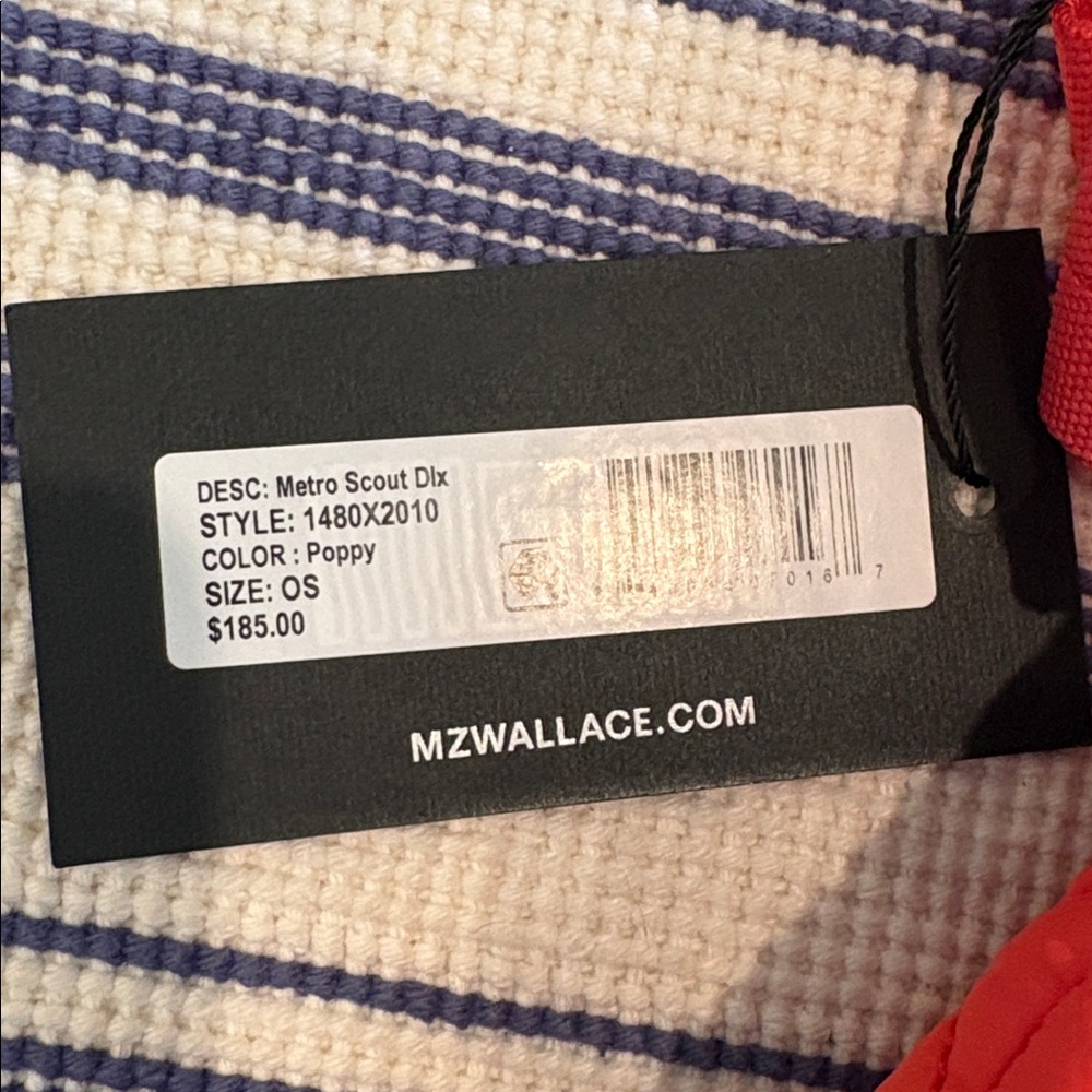 NWT MZ Wallace Metro Scout Deluxe Crossbody Bag in Poppy - Picture 2 of 14